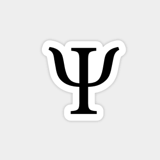 Psi Greek Letter Sticker